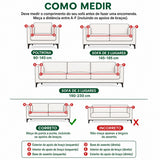Capa de Sofá Carmesim