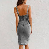 Mona - Vestido Camisola Jeans