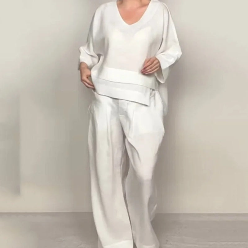 VALENTINA | Conjunto de 2 peças com caimento relaxado e estilo minimalista