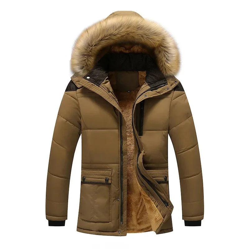 Casaco de inverno elegante e acolchoado